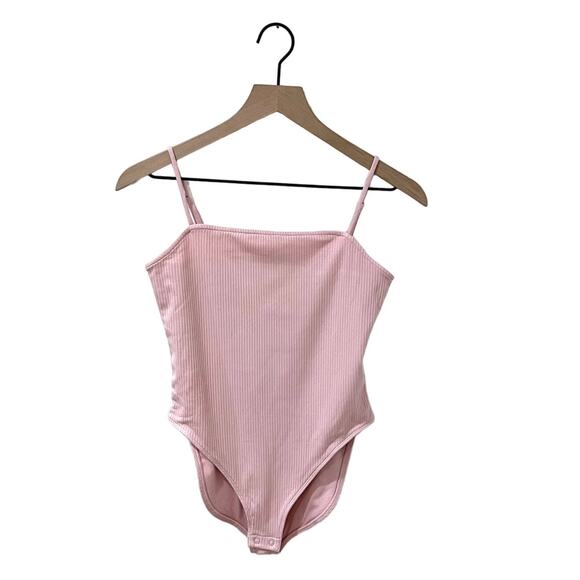 Fitted Cami Rib-Knit Bodysuit NWT - Picture 2 of 4
